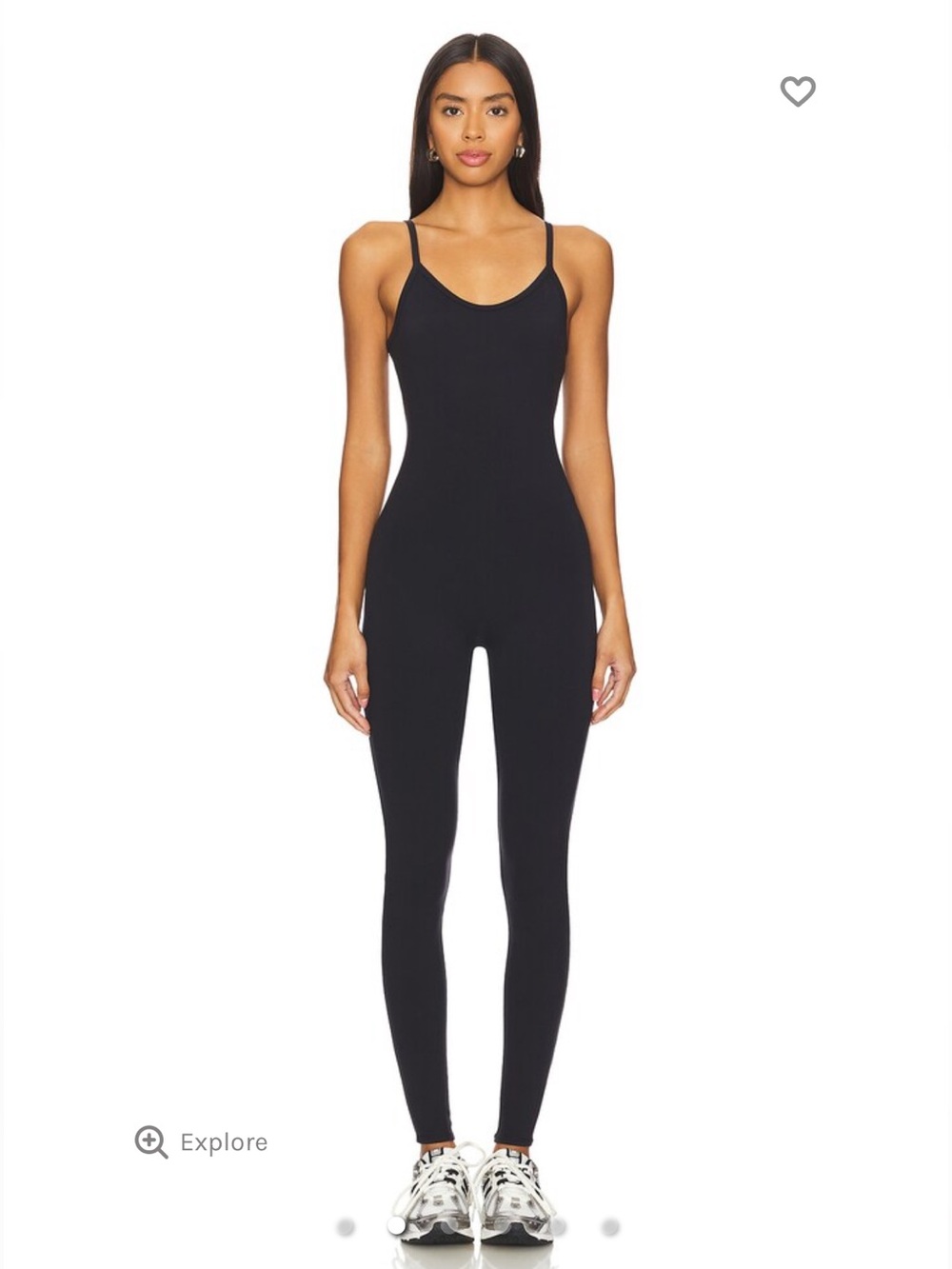 Alo Airbrush One and Done Onesie Black Size Small NWT